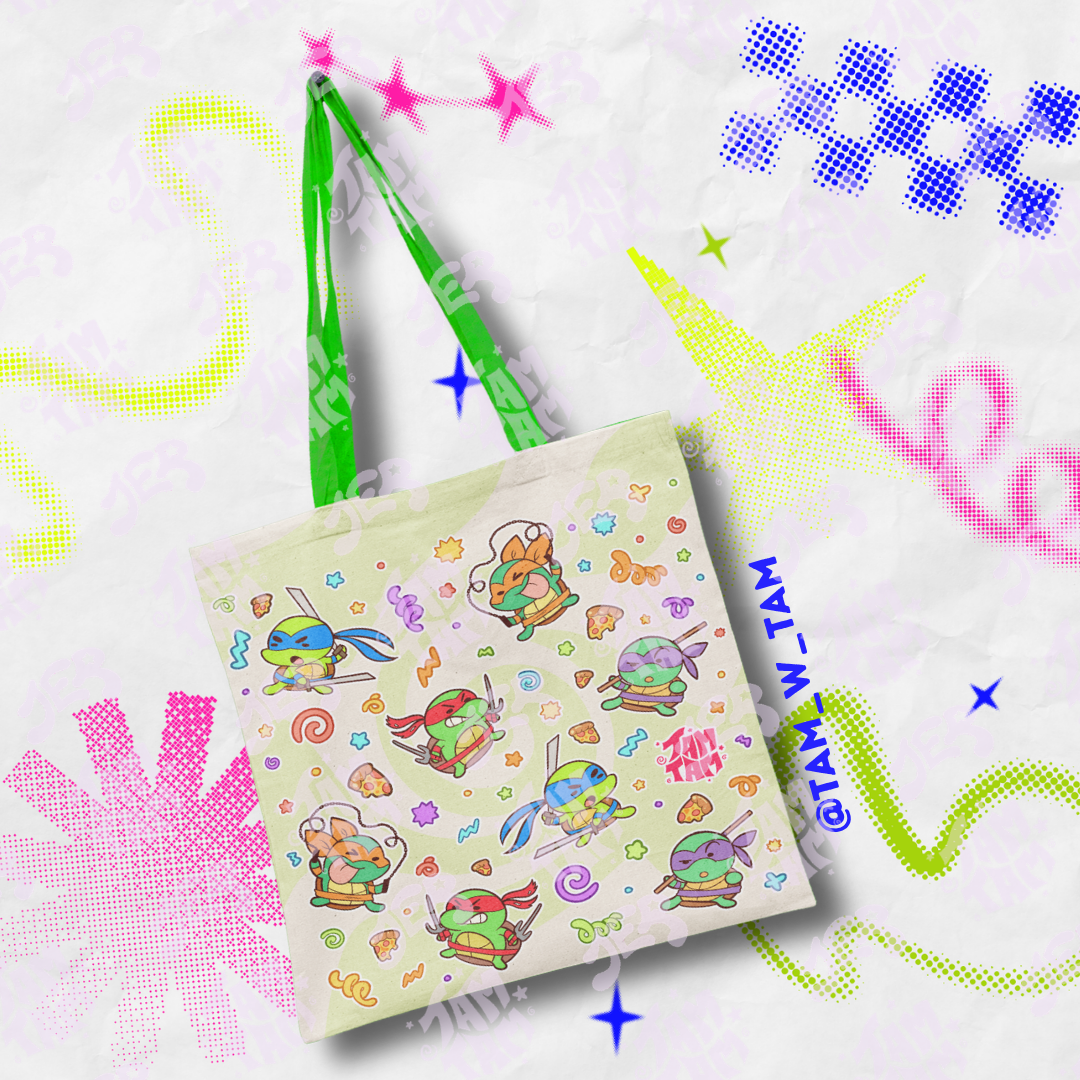 Totebag de tortugas mutantes