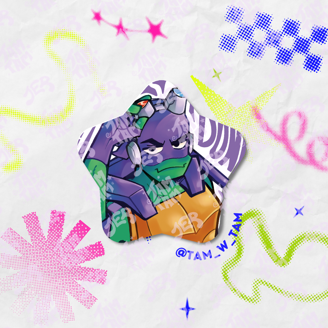 Tortugas Mutantes Star Button