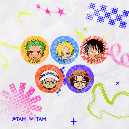 3.2 cm Button de one piz