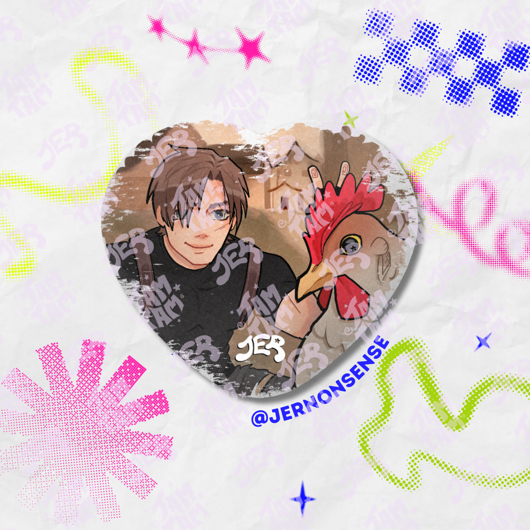 Leon K. Heart Button