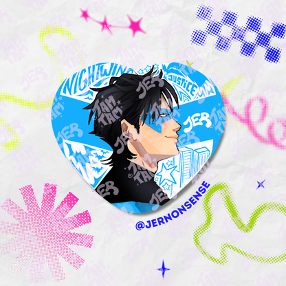 Comics Heart Button