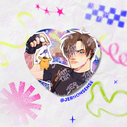 Leon K. Heart Button