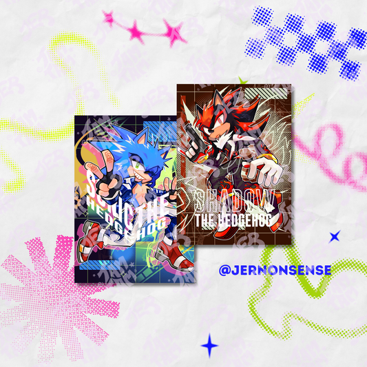Posters holográficos de Soni y Shads