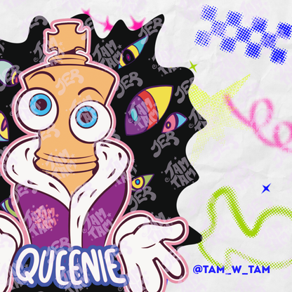 Stickers de vinil de 8cm de the amazing circus