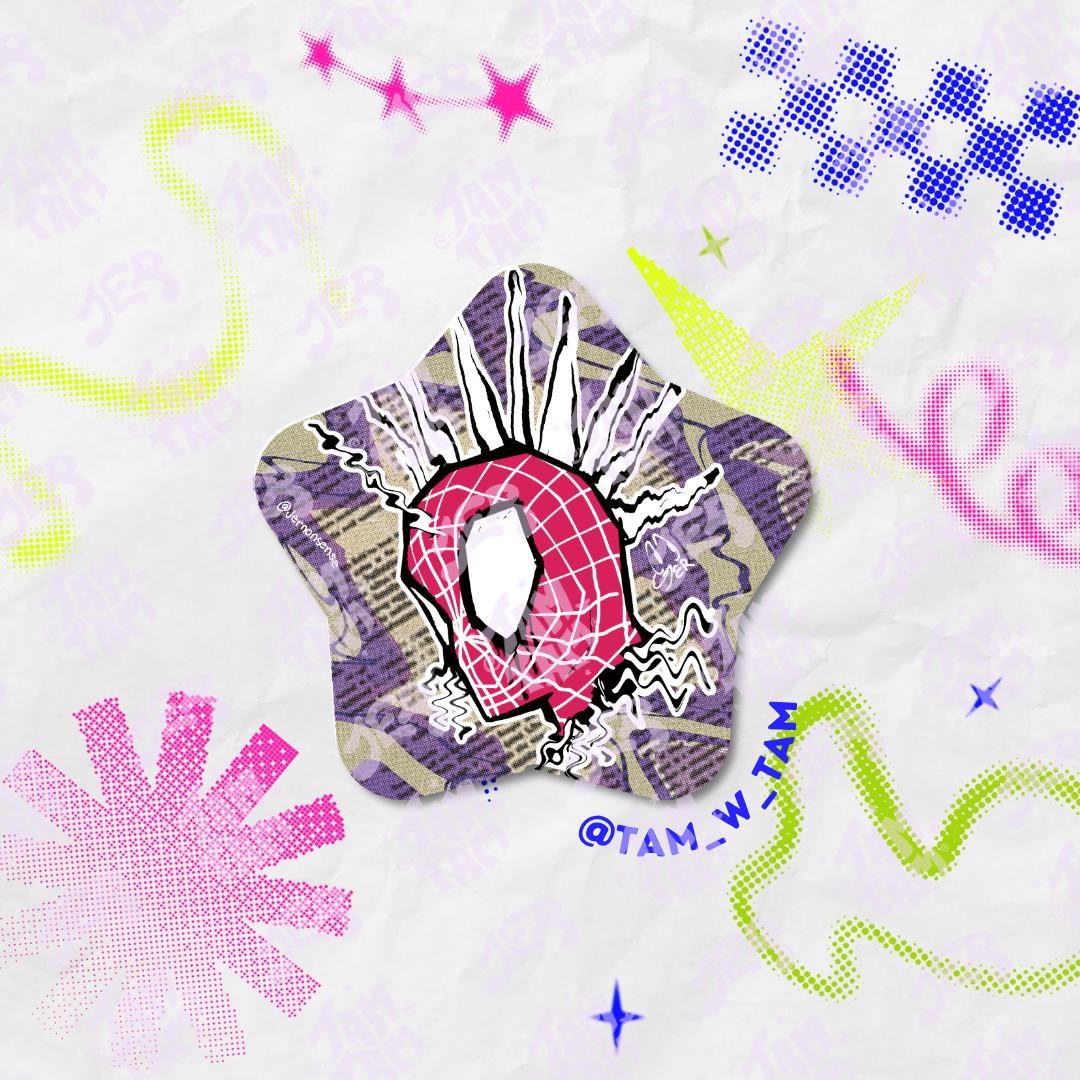 Spider Star Button
