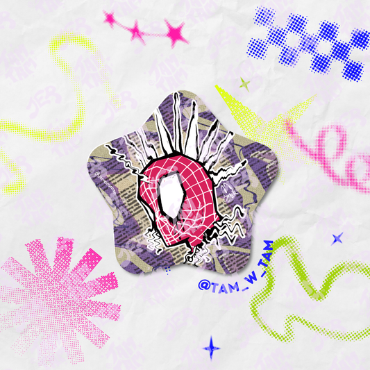 Spider Star Button