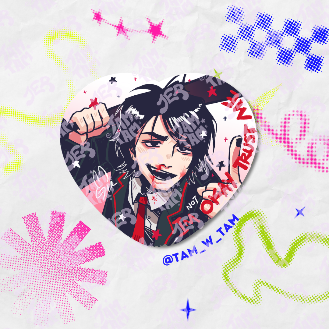 MCR Heart Button